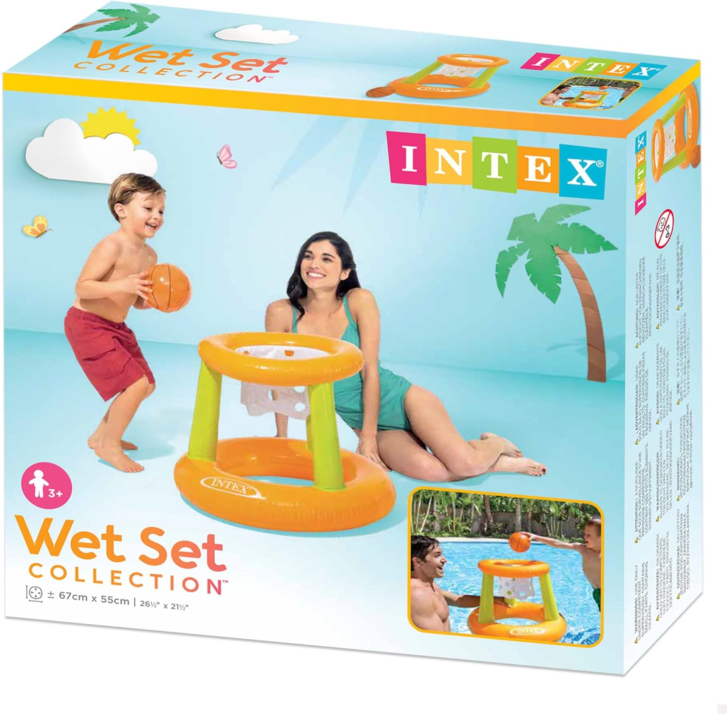 Intex Inflatable Floating Basketball Hoop