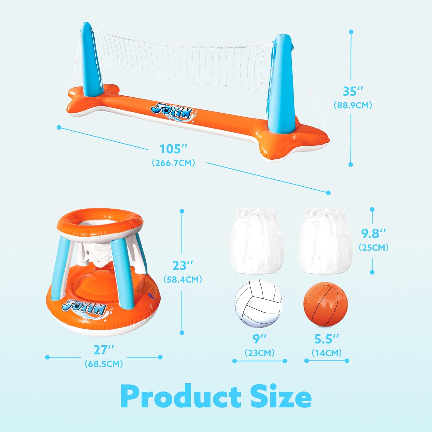 Inflatable Water Games Set