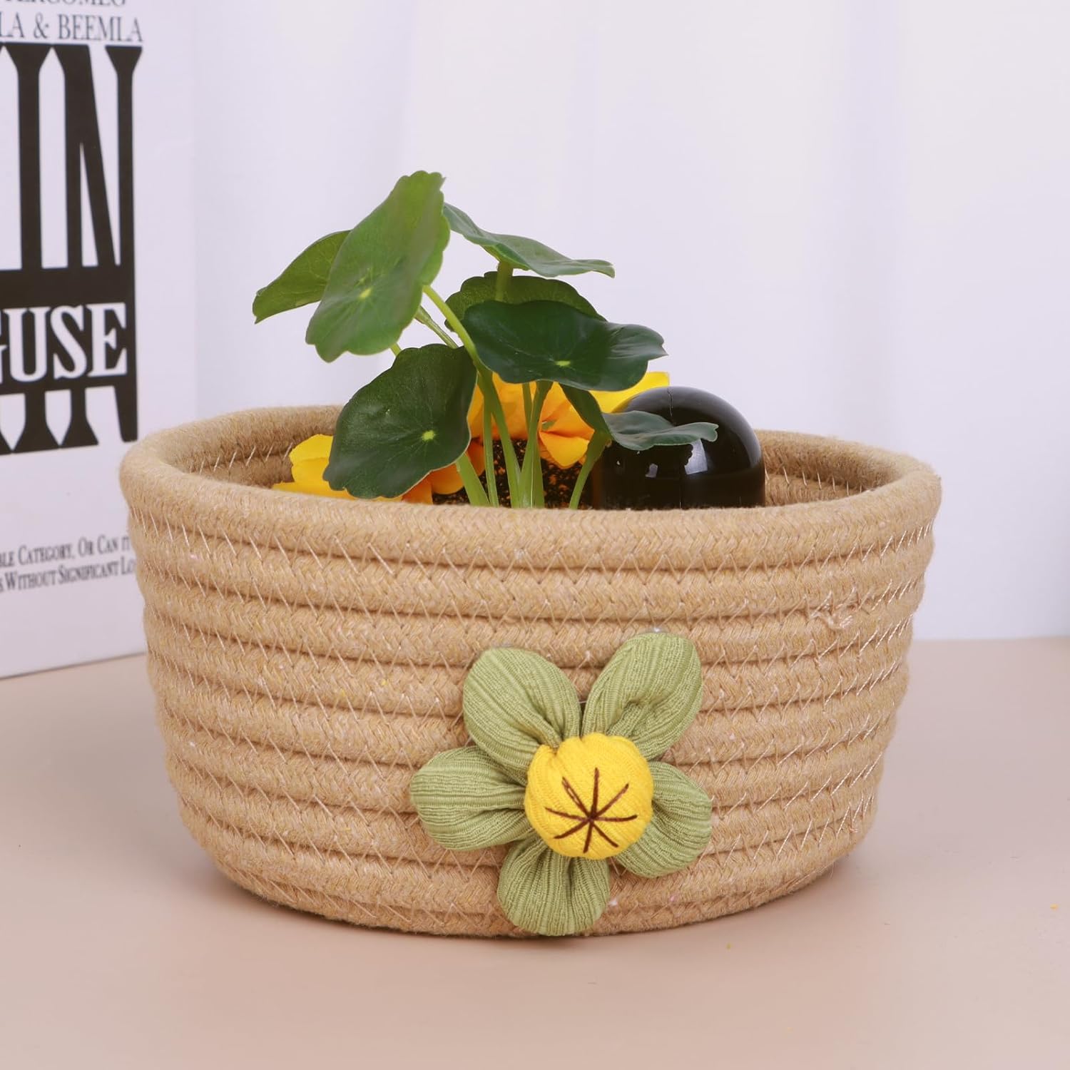 Tenibralox 3-Piece Woven Storage Baskets with Lids