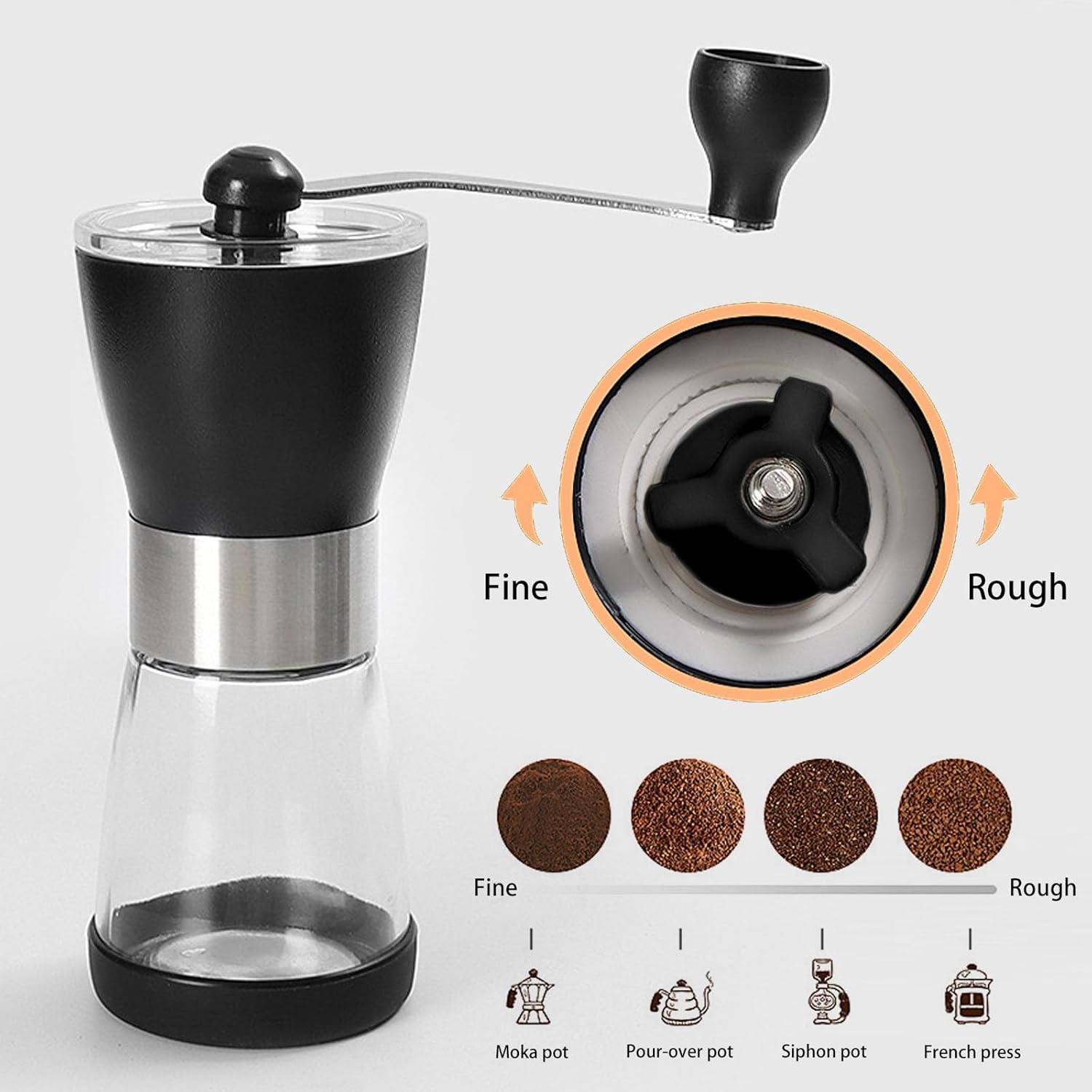 7-Piece Portable Pour Over Coffee Set