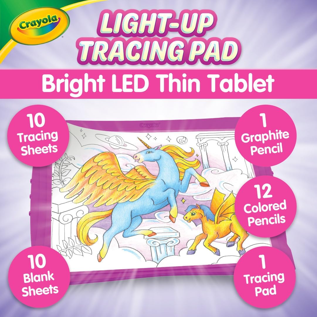 Crayola Light-Up Tracing Pad — Fun & Easy Drawing Board