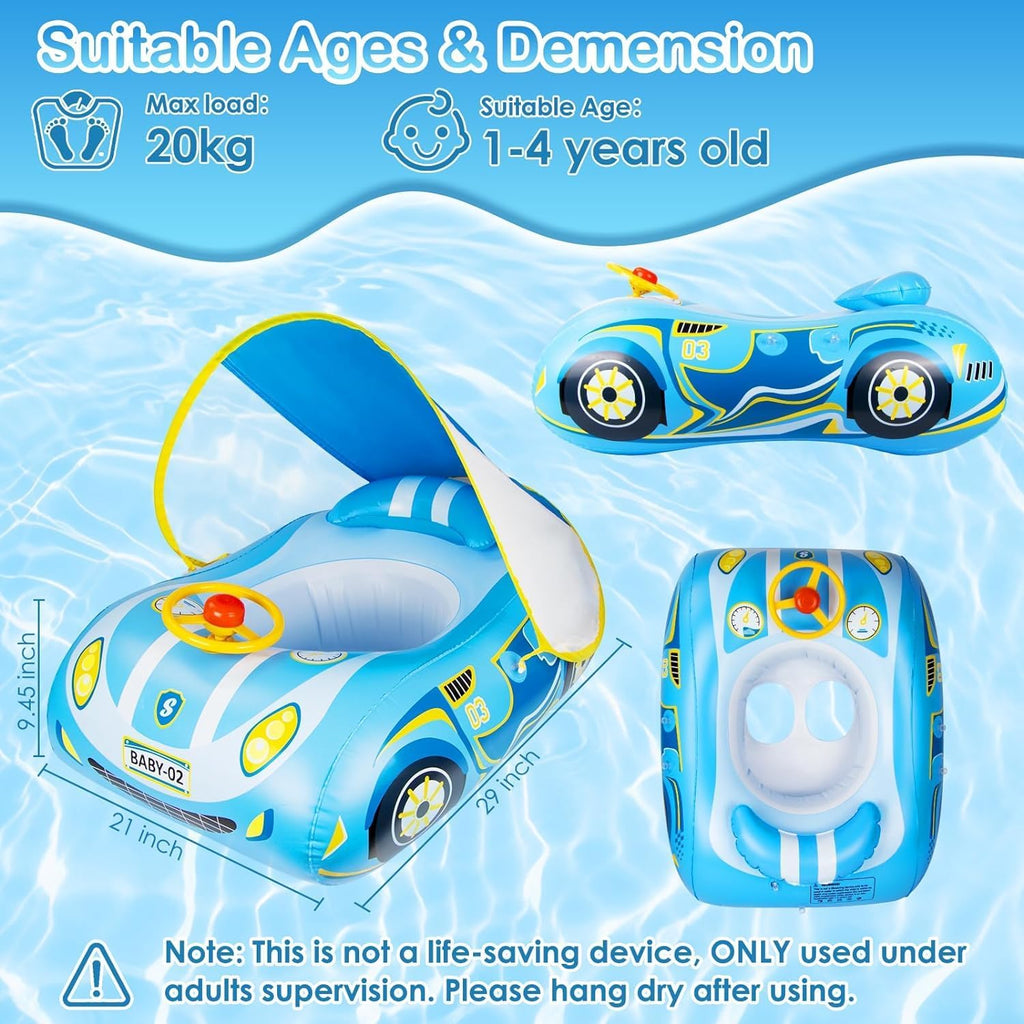 Baby Pool Float with Canopy