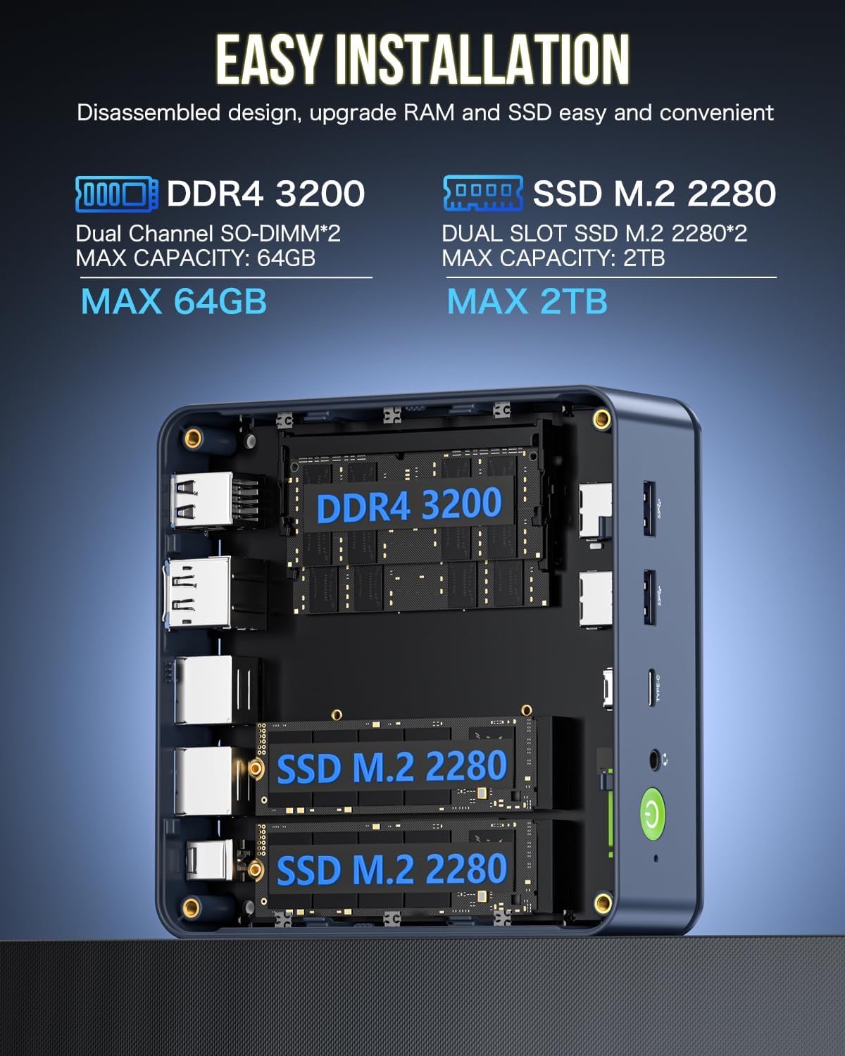 GMKtec M5 Plus Mini PC Ryzen 7 5825U