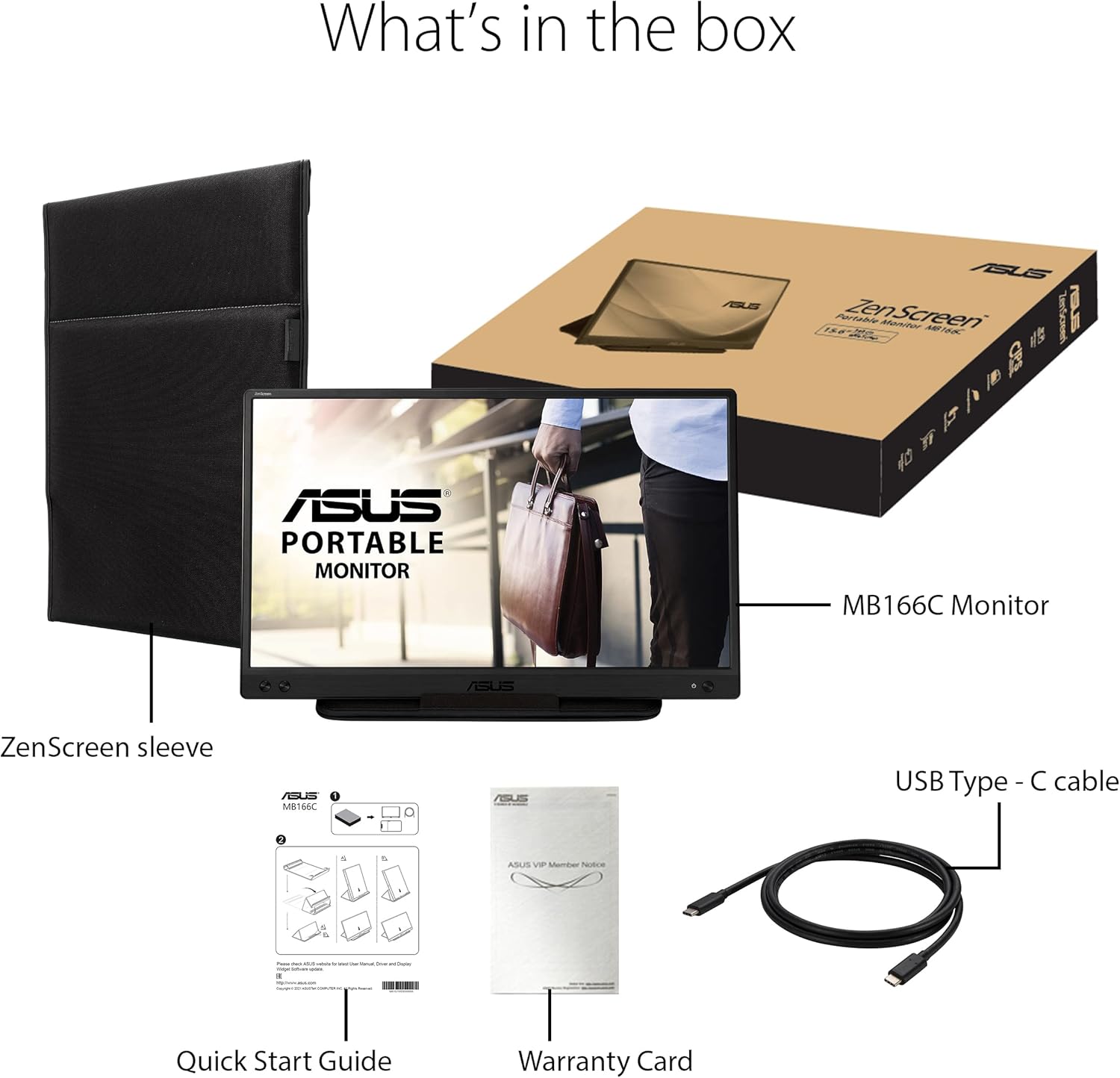 ASUS 15.6'' Full HD Portable Monitor