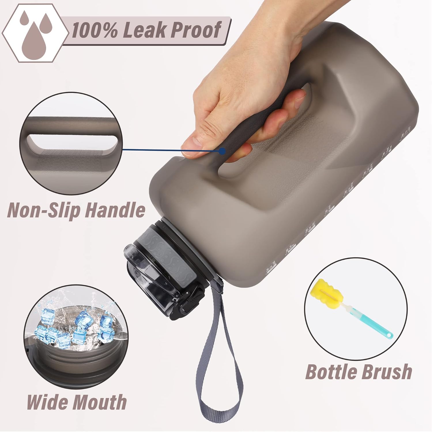 Givebo Large Water Bottle 2.2L