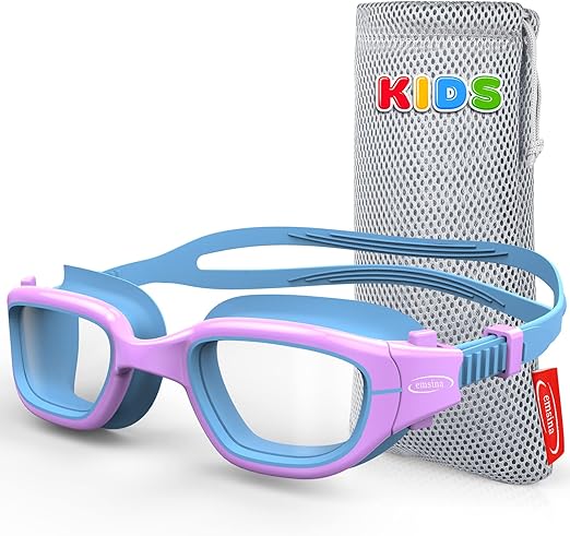 Amsena Kids Swim Goggles — Anti-Fog, Ages 7–12