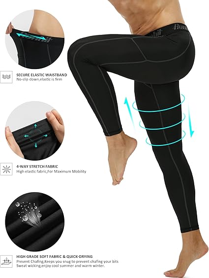 Men's Compression Pants with Pockets