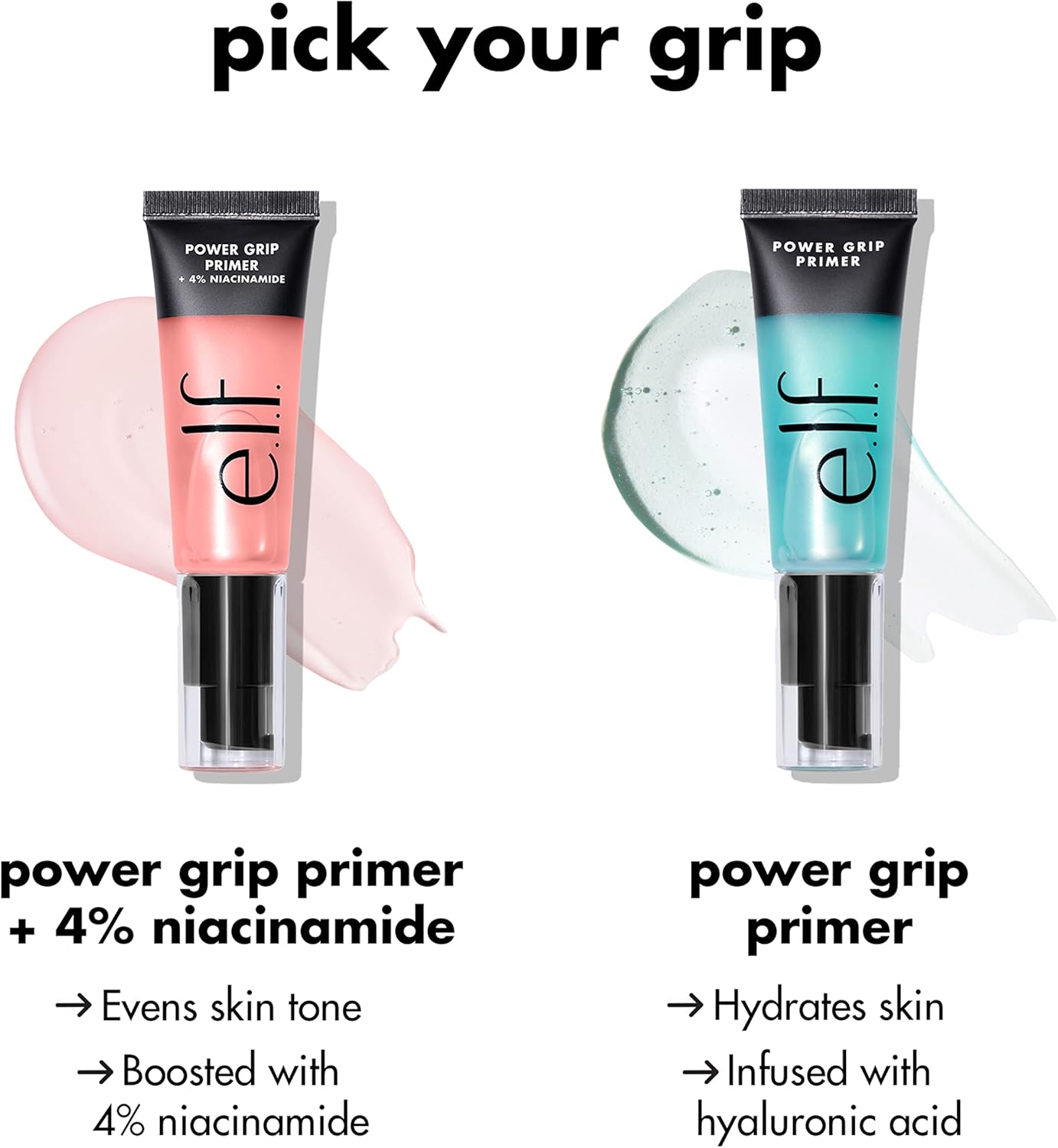 e.l.f. Power Grip Primer Gel — Hydrating Face Primer, 24 ml