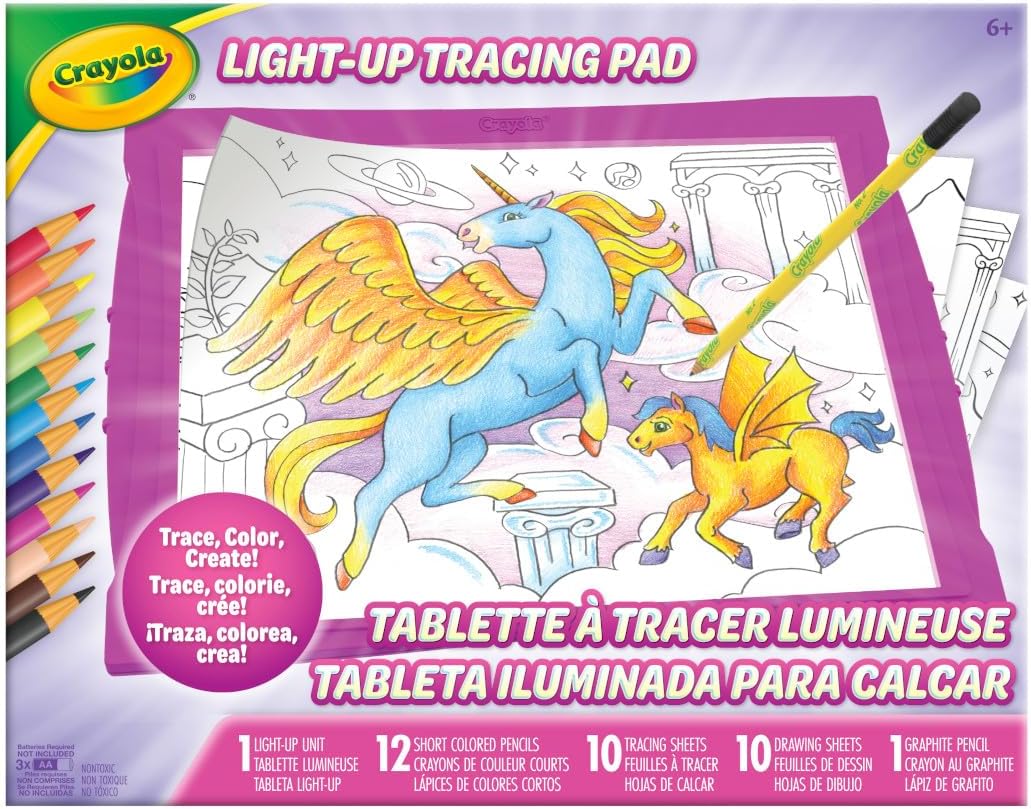 Crayola Light-Up Tracing Pad — Fun & Easy Drawing Board