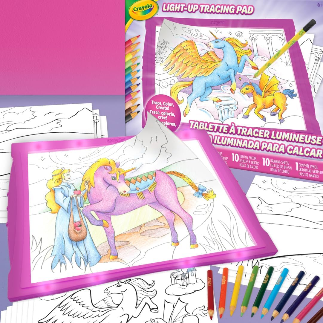 Crayola Light-Up Tracing Pad — Fun & Easy Drawing Board