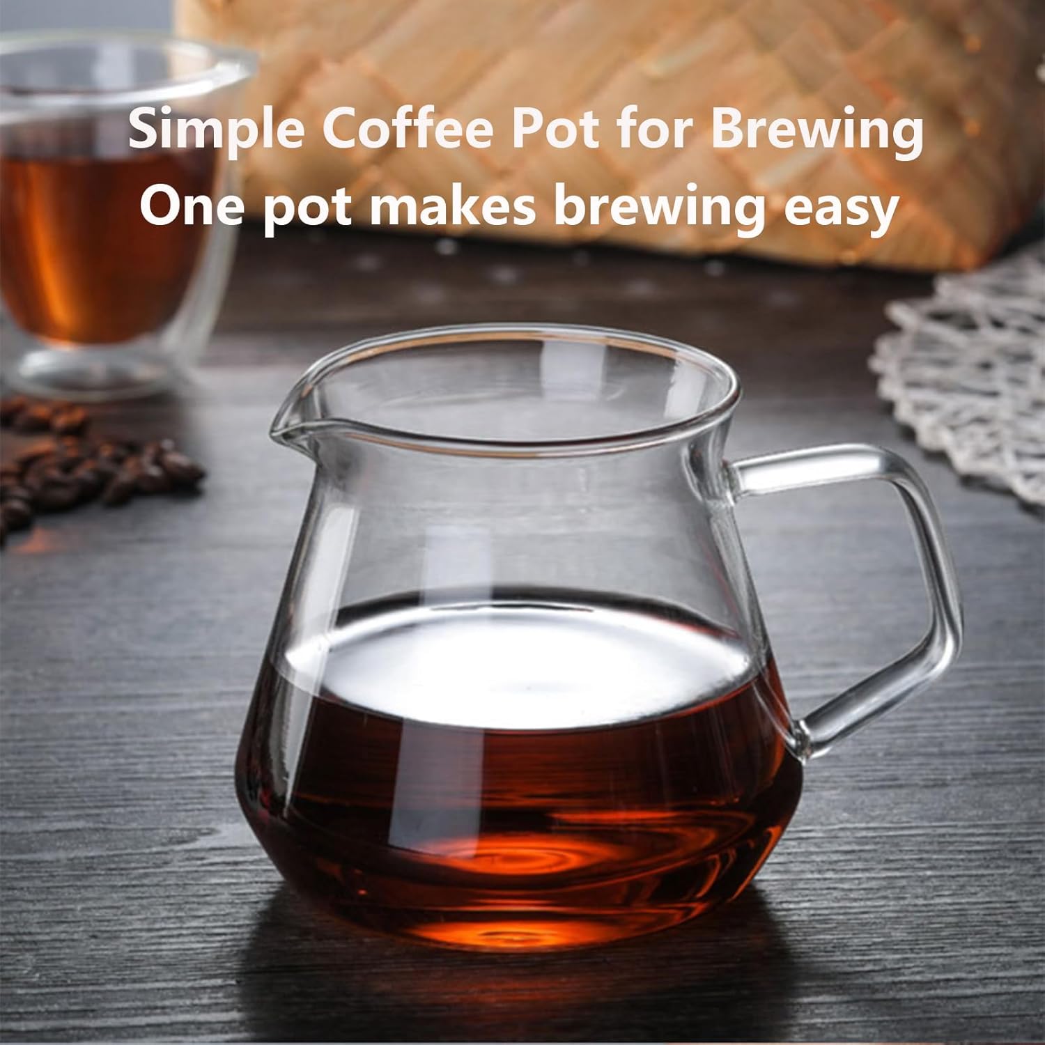 GeorgeSkid Pour Over Coffee Set – V60, Filters, Kettle, Scoop