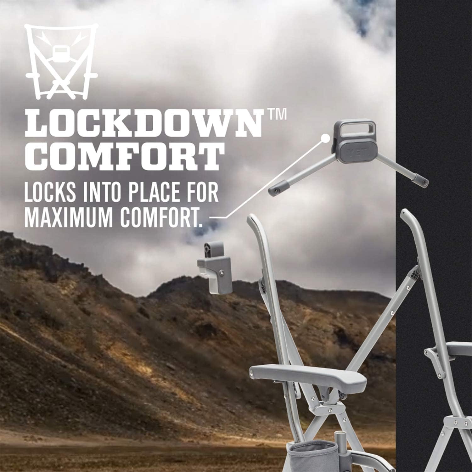 YETI Trailhead Folding Camping Chair — Navy