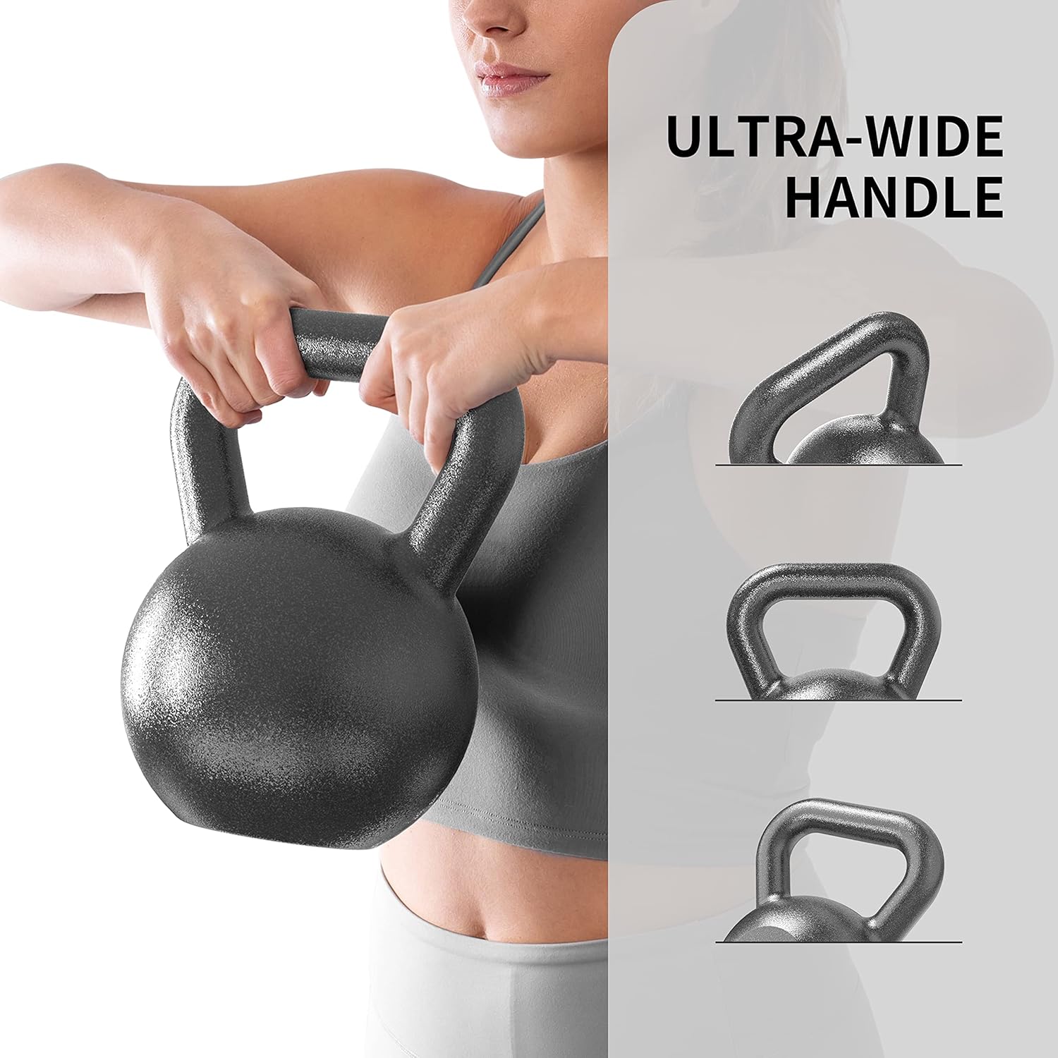 Pro Iron Cast Iron Kettlebell for Home Gym (4kg - 24kg)