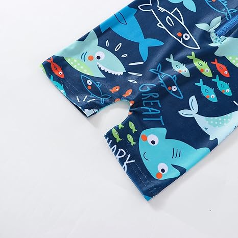 Baby Boy Shark Swimsuit – 12-18 Months
