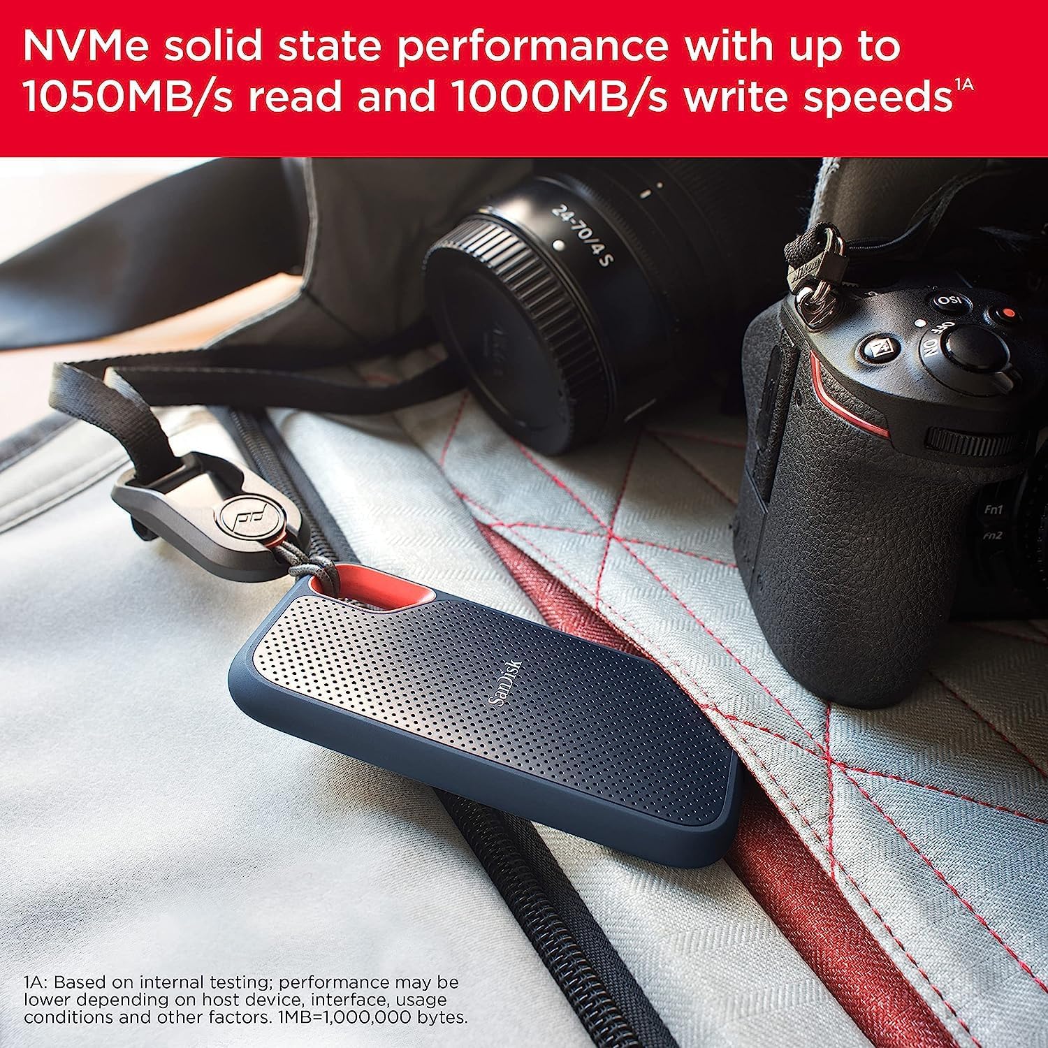 SanDisk Extreme Portable SSD 1TB — Fast & Durable
