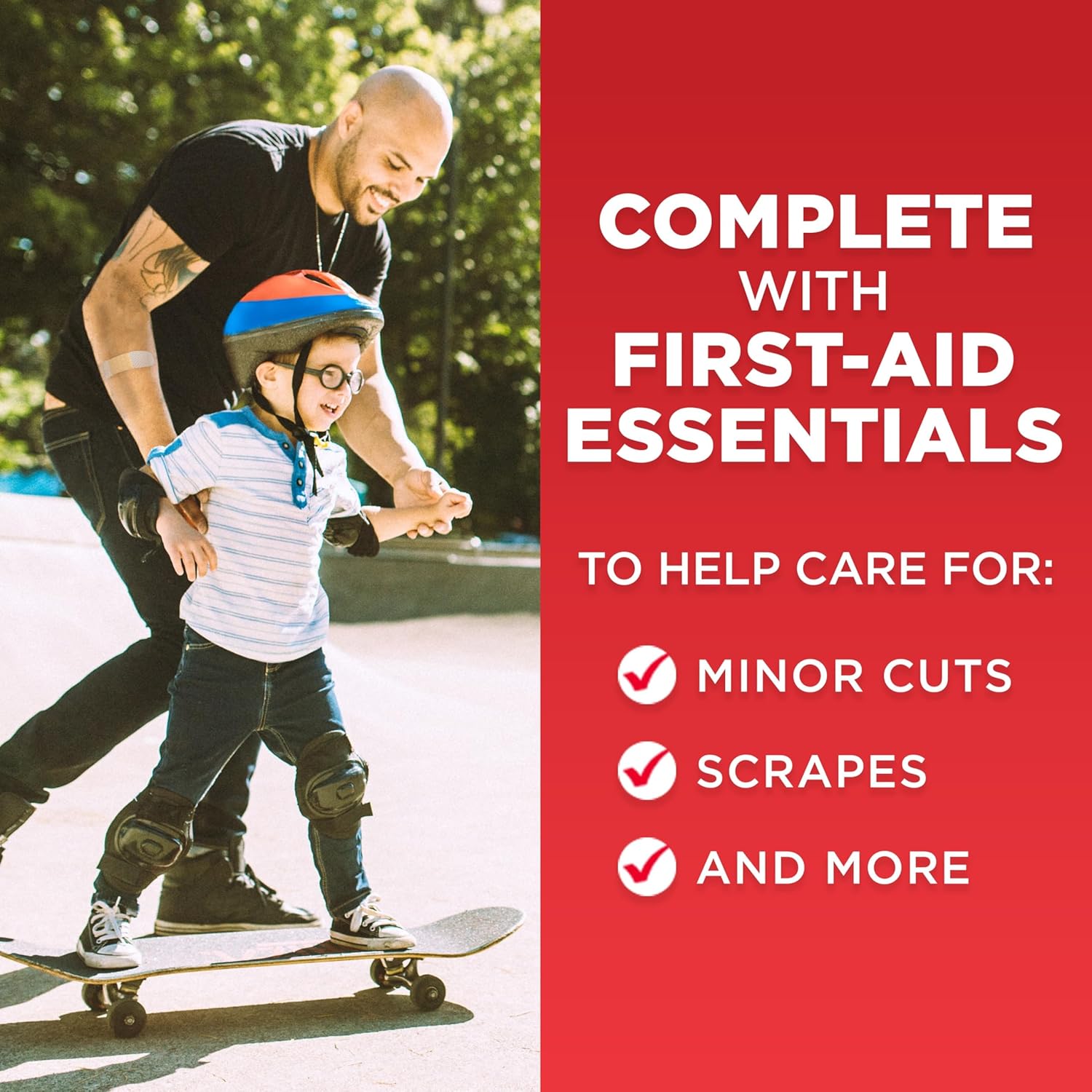 Johnson & Johnson Compact First Aid Kit — 160-Piece, Portable & Multi-Purpose