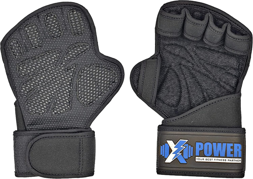 X-POWER Gym Gloves with Wrist Wrap