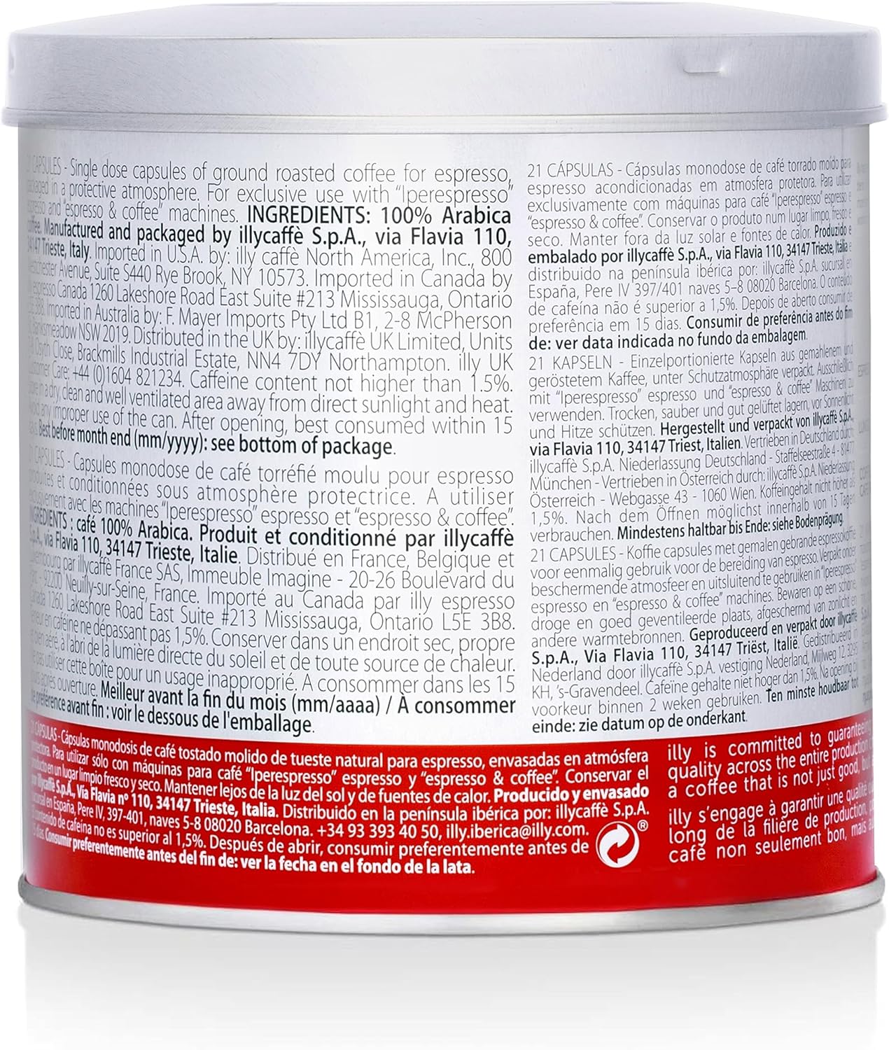 illy iperEspresso Capsules, Medium Roast, 21 Ct