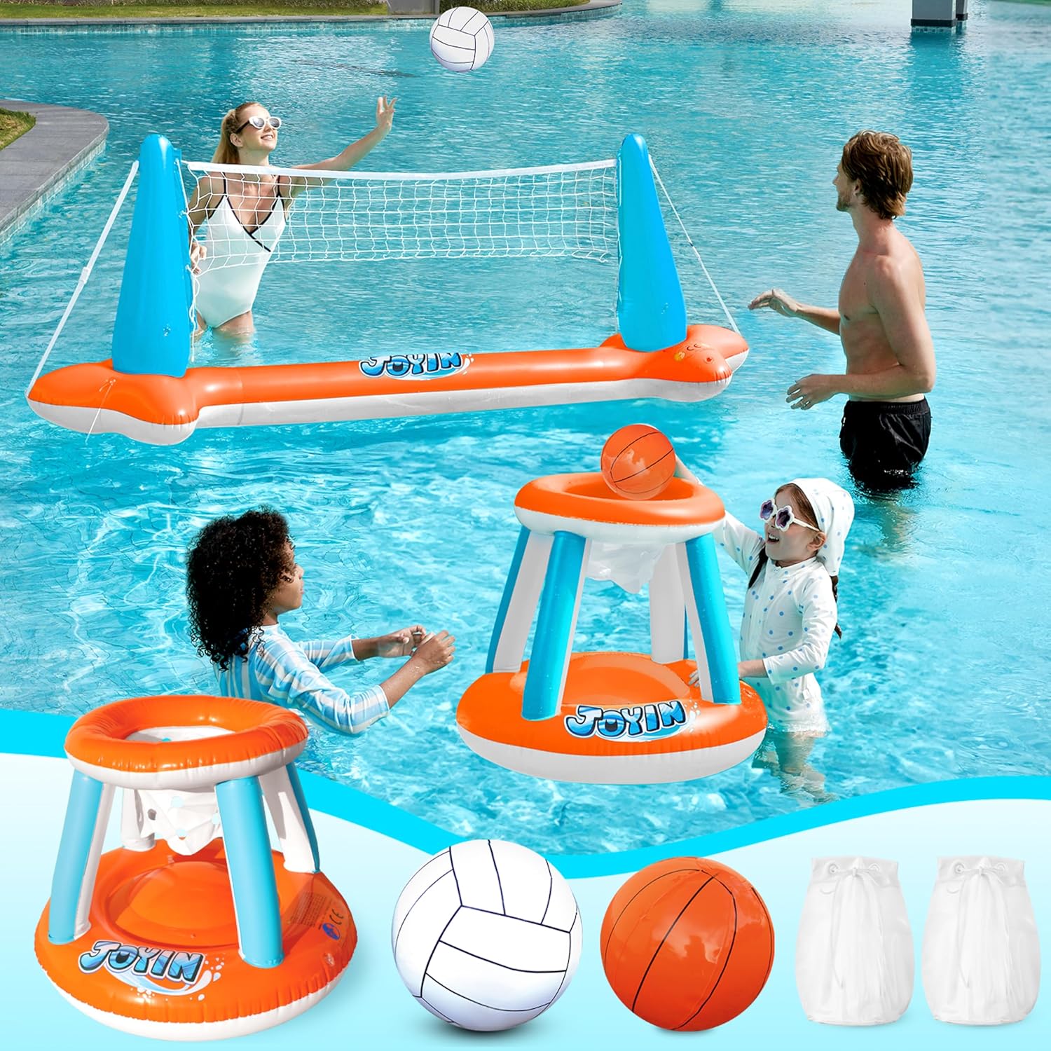 Inflatable Water Games Set