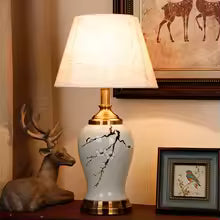 Chinese Style Ceramic Bedside Lamp