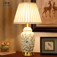 Retro Chinese Style Ceramic Table Lamp