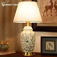 Retro Chinese Style Ceramic Table Lamp