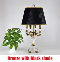 Luxury K9 Crystal Bedside Table Lamp
