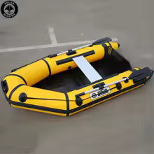 Solar Marine 3-Person Inflatable Assault Boat – 2.3M PVC Kayak for Fishing & Water Sports