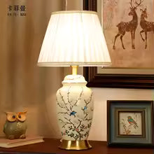 Retro Chinese Style Ceramic Table Lamp
