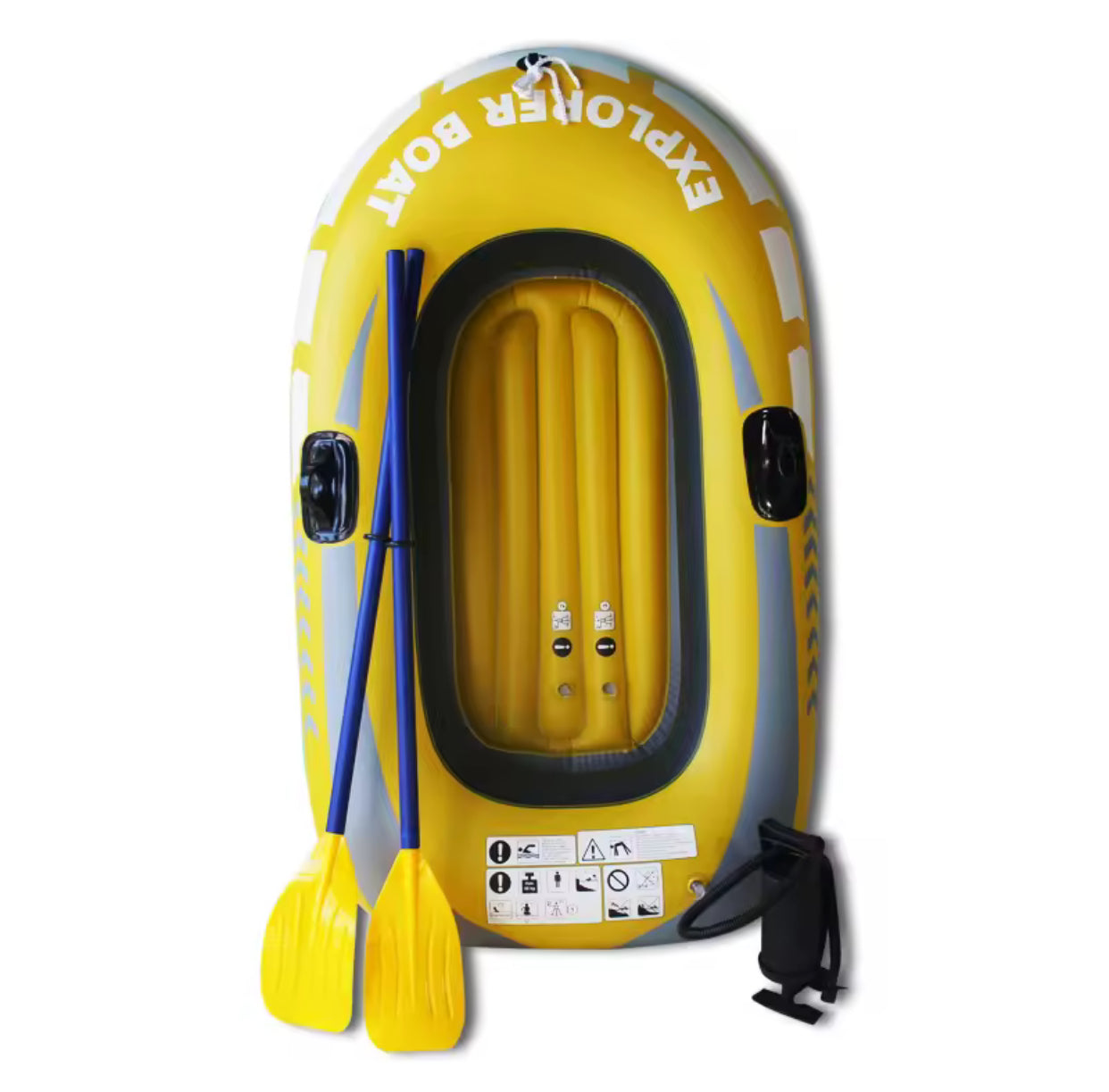 Small Inflatable PVC Boat for 2 People – Leisure & Fishing Use