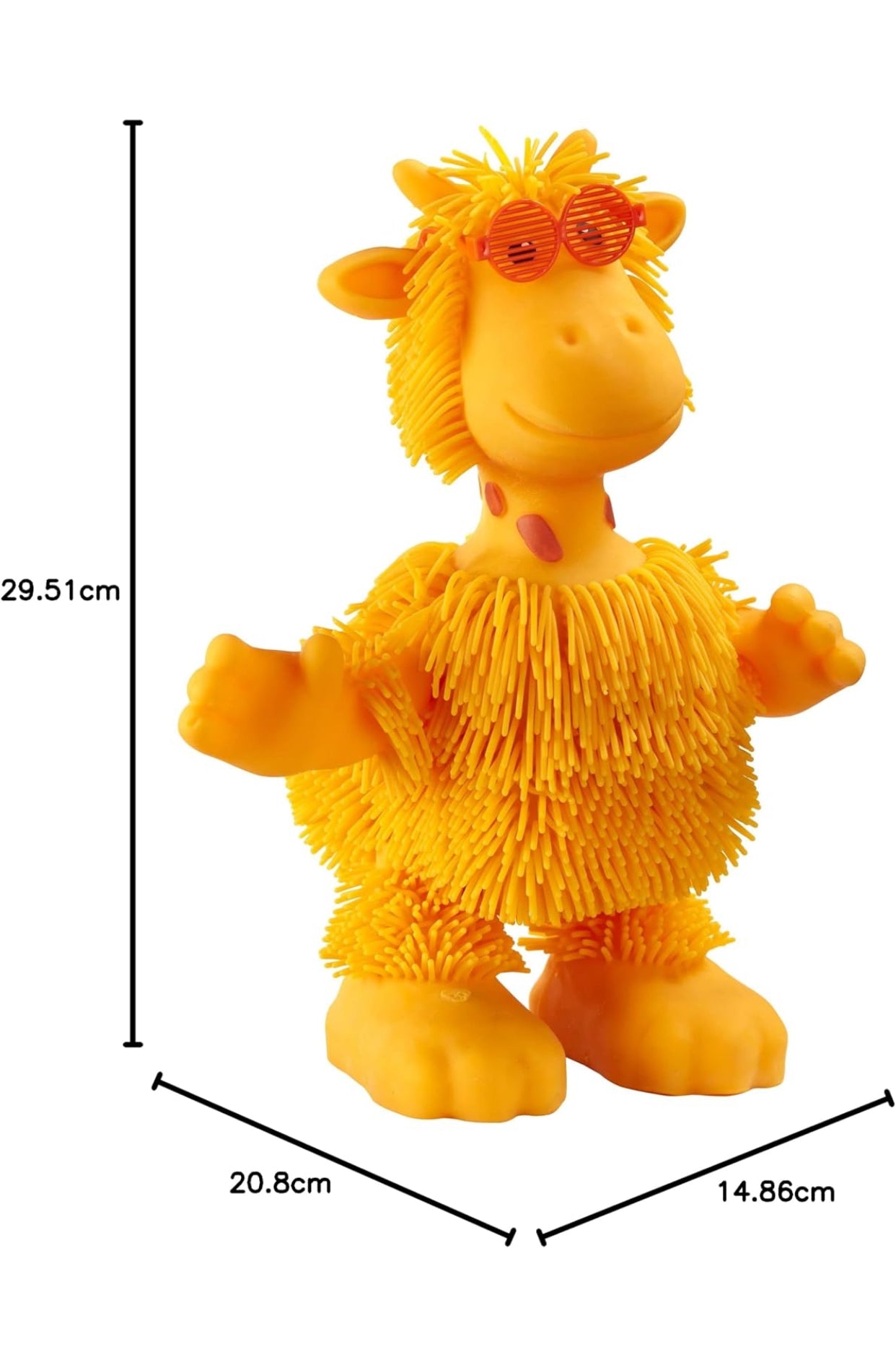 Eolo Jiggly Pets Disco Gigi Giraffe Plush Toy for 4+ Year Kids