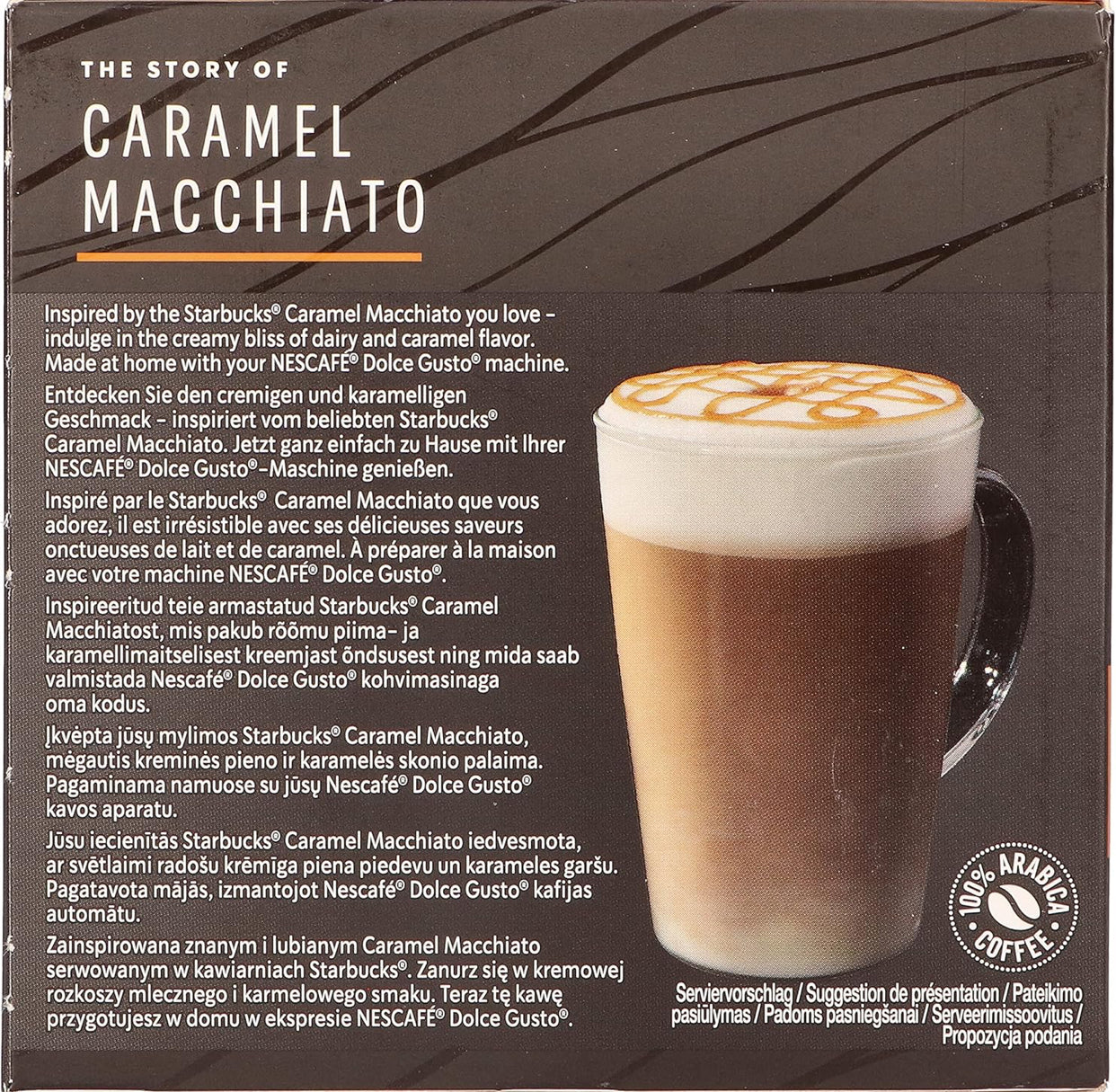 Starbucks Caramel Macchiato by Nescafe Dolce Gusto 12 Capsules