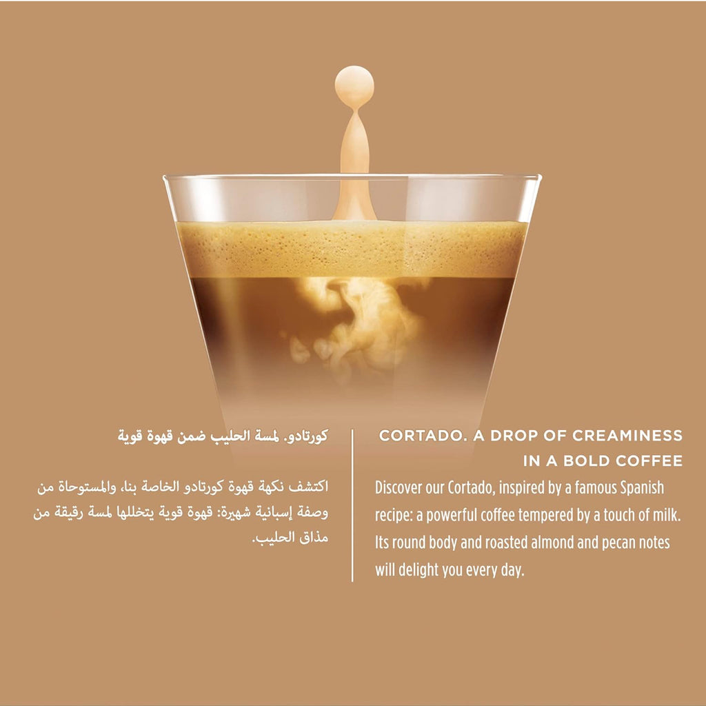 NESCAFÉ DOLCE GUSTO Espresso Cortado Coffee (16 Capsules)