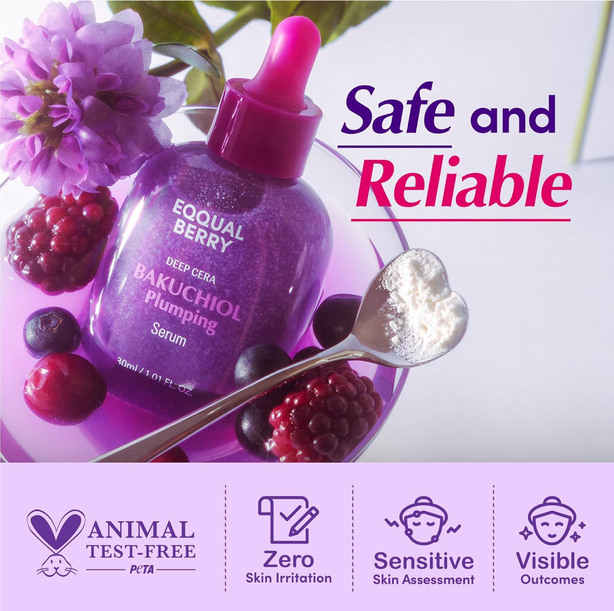 EQQUALBERRY Bakuchiol Plumping Serum