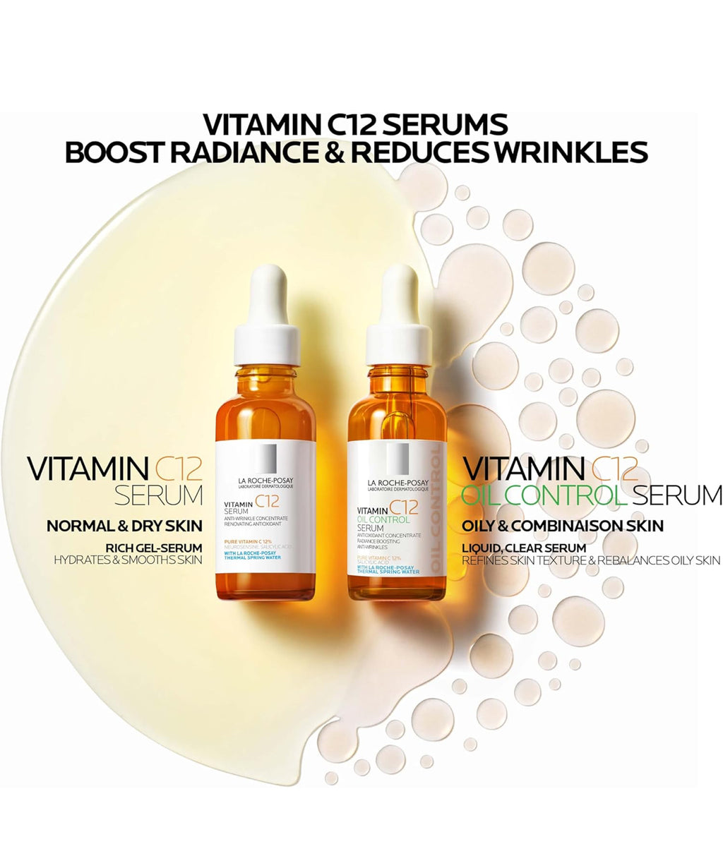 La Roche Posay 12% Pure Vitamin C Anti-Aging Face Serum For All Skin Types 30ml