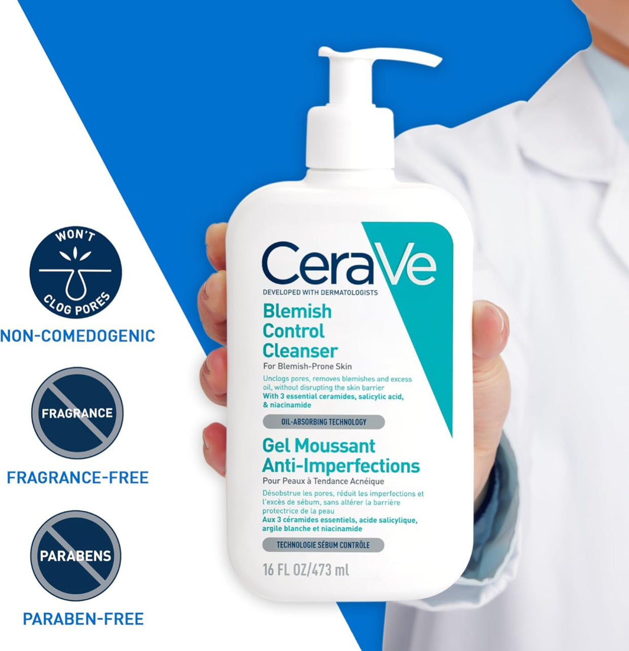 CeraVe Blemish Control Cleanser Face Wash