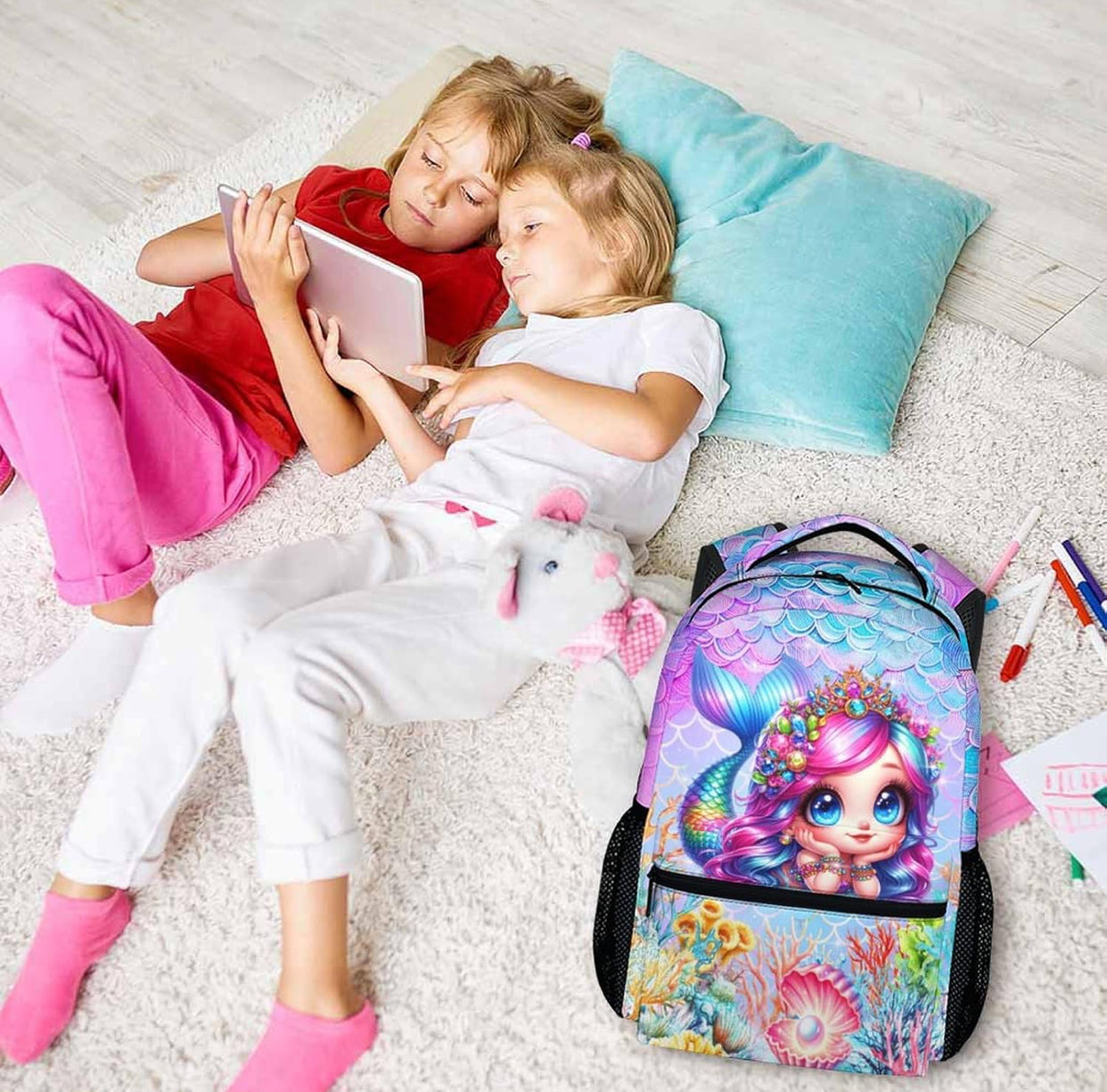 🎒 Girls School Backpack – Cute & Lightweight