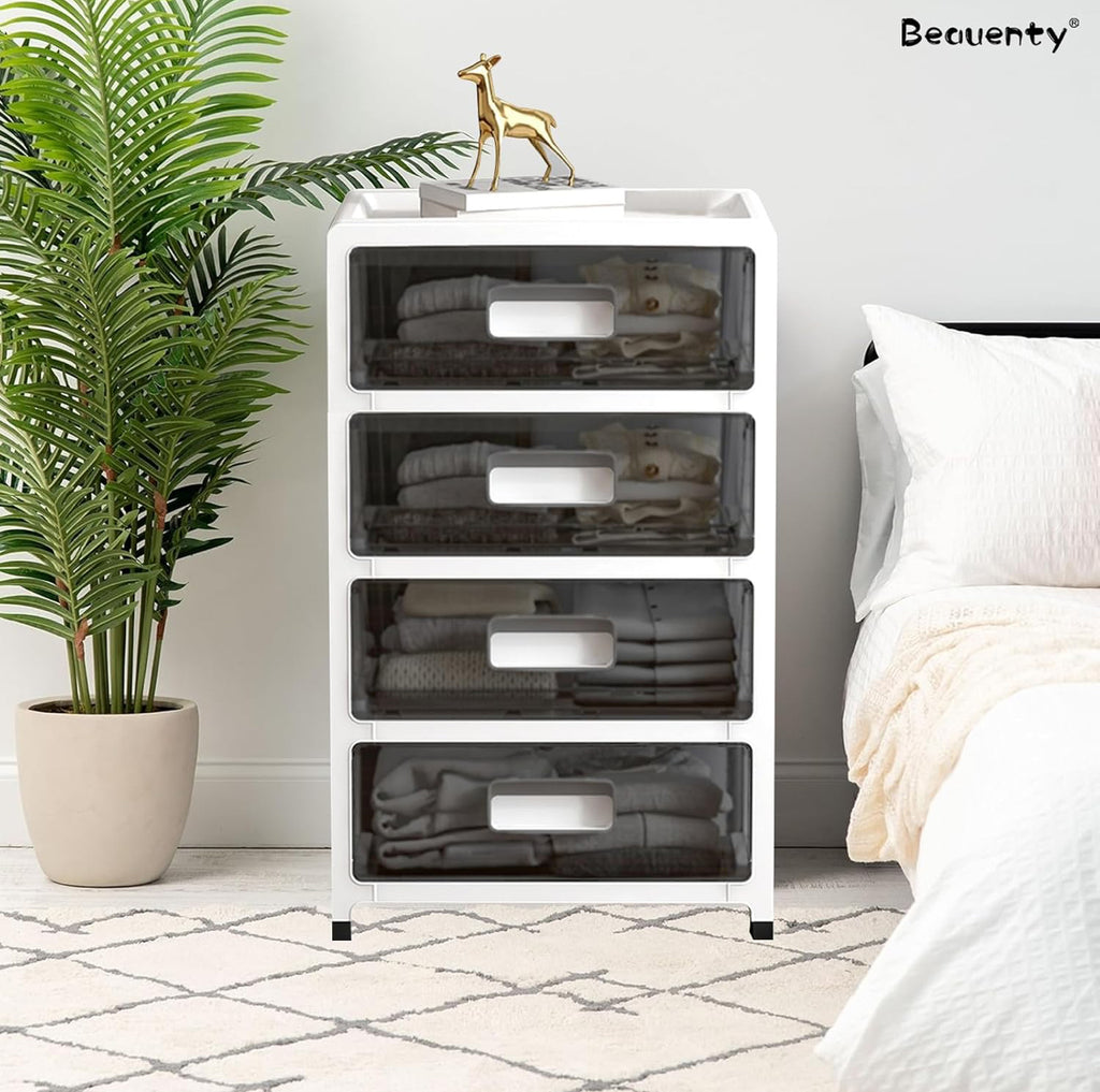 Beauenty 4 Layers Plastic Drawer Cabinet