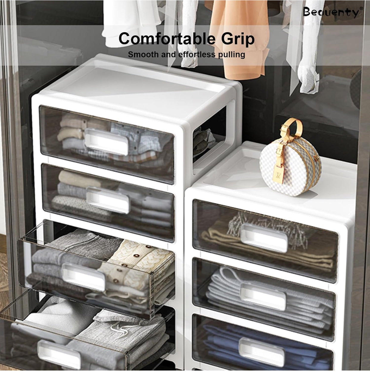Beauenty 4 Layers Plastic Drawer Cabinet