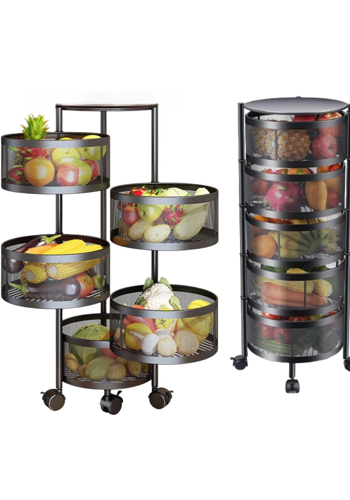 SKY-TOUCH 5 Tier Kitchen Storage Shelf