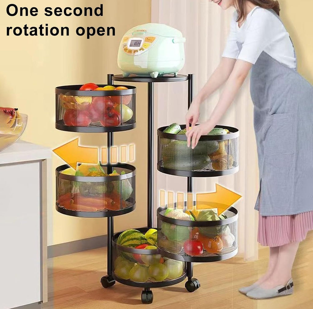 SKY-TOUCH 5 Tier Kitchen Storage Shelf