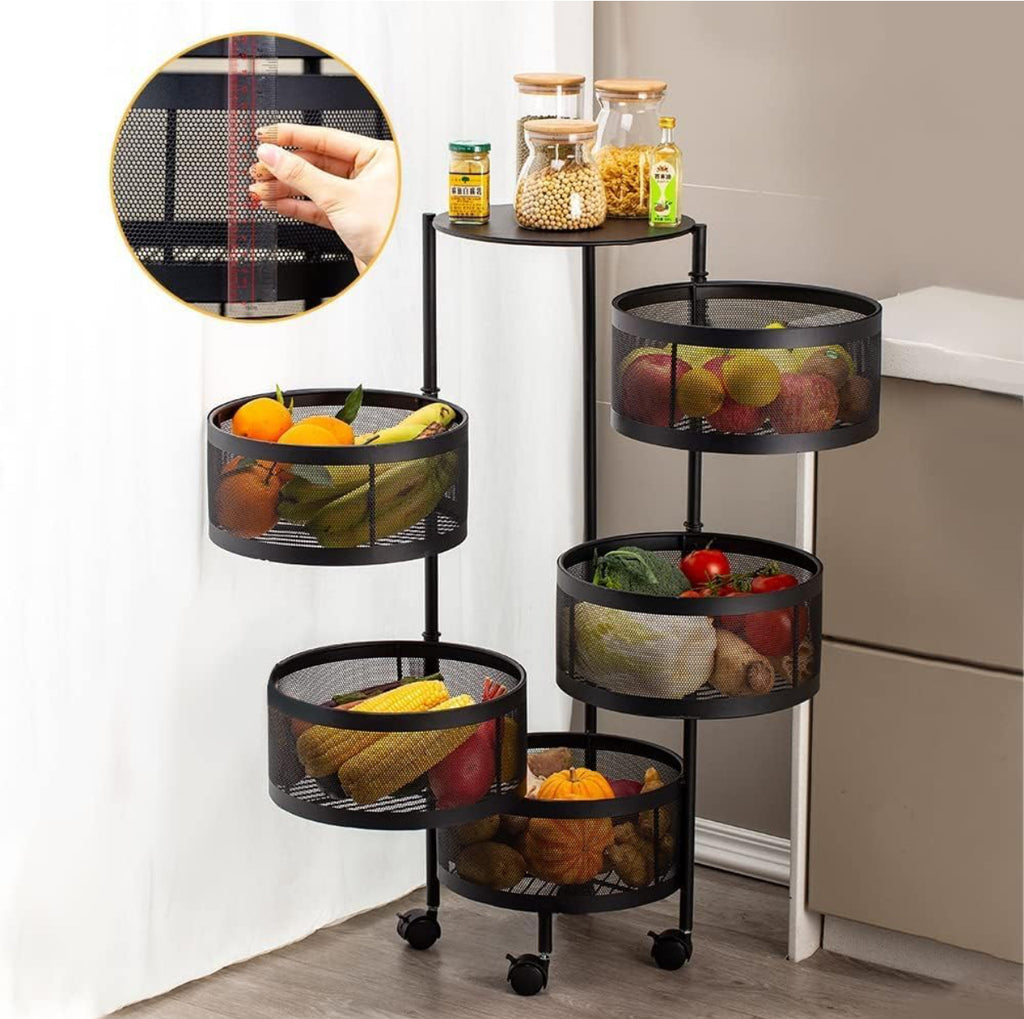 SKY-TOUCH 5 Tier Kitchen Storage Shelf