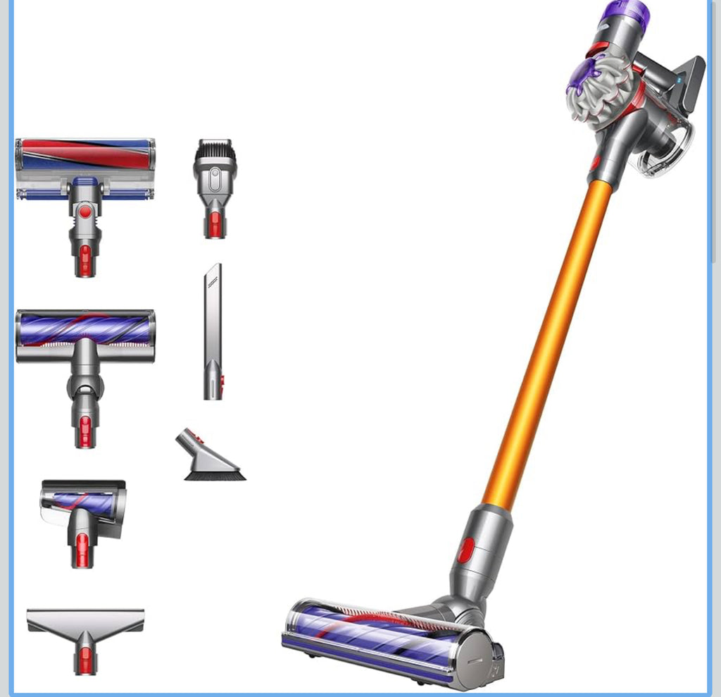 Dyson V8 Absolute, Yellow Silver Cordless Vacuum Cleaner