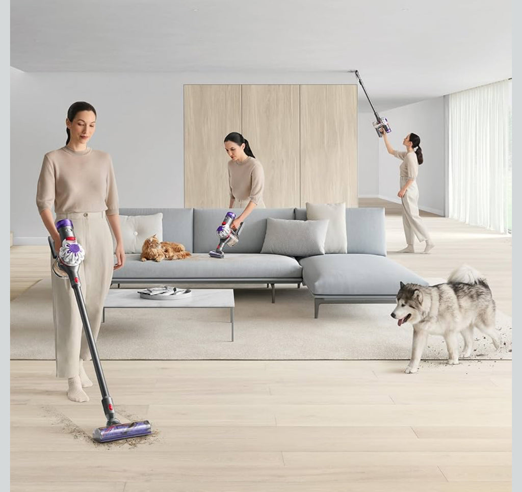 Dyson V8 Absolute, Yellow Silver Cordless Vacuum Cleaner