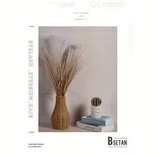 Handmade vintage creative imitation rattan floor vase