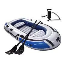 2-4 Person Inflatable Kayak Boat – Heavy Duty PVC Raft for Fishing & Water Sports