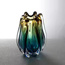 Gradient glazed vase decoration