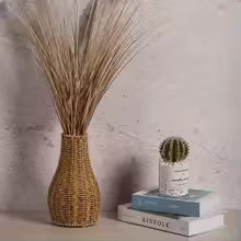 Handmade vintage creative imitation rattan floor vase
