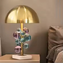 Colorful Crystal Table Lamp – Light Luxury Design