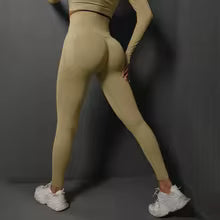 Women's High Waist Seamless Push-Up Yoga Leggings